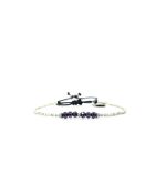 Elena multicolor Parma violett Edelstahlarmband