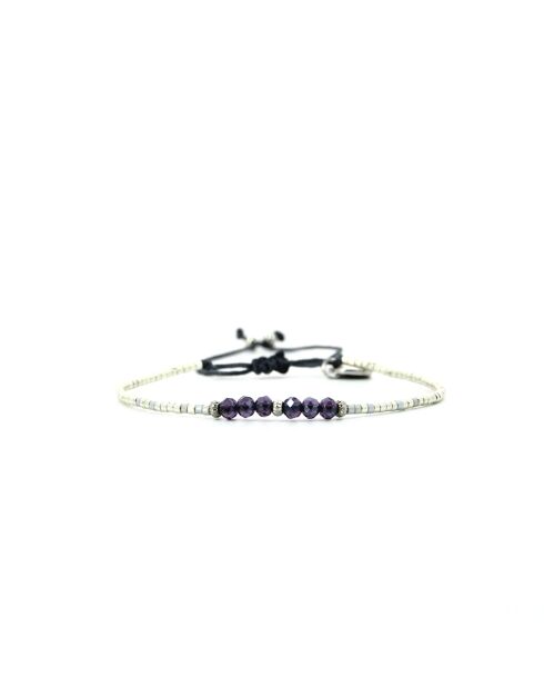 Elena veelkleurige parmapaarse roestvrijstalen armband