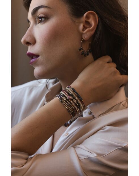 Ema mehrfarbiges Regenbogen-Tigerauge-Armband