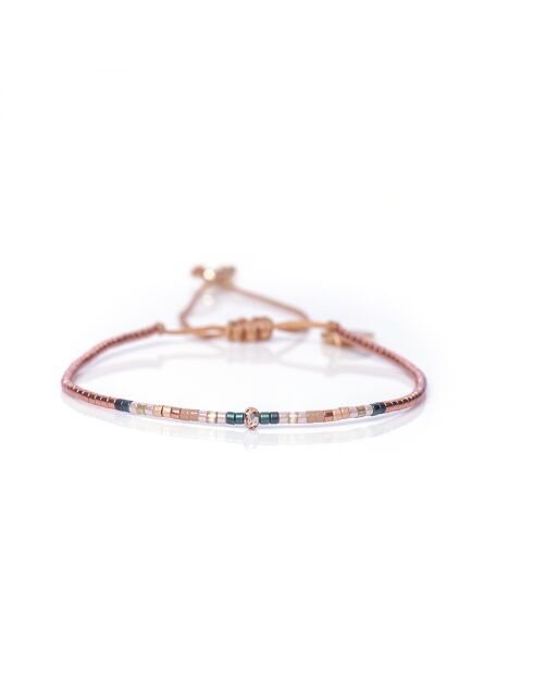 Mexican Pink Joe veelkleurige roestvrijstalen armband