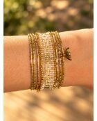 3 Bracelets inoxydable Douceur Nacrée multicolores