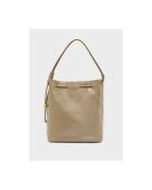 Borsa a secchiello Maggie beige con marsupio - 20x14x22 cm