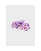 fermaglio per capelli in resina viola
