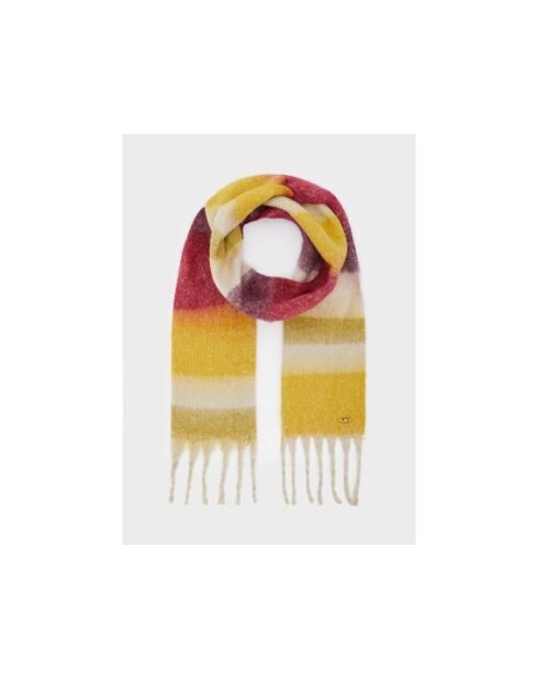 Sciarpa a righe multicolor