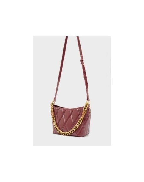 Borsa a tracolla trapuntata Artemisia bordeaux - 26x8x17 cm