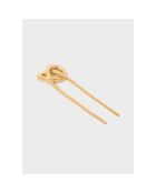 Clip ad arco in acciaio inossidabile placcato in oro 18k