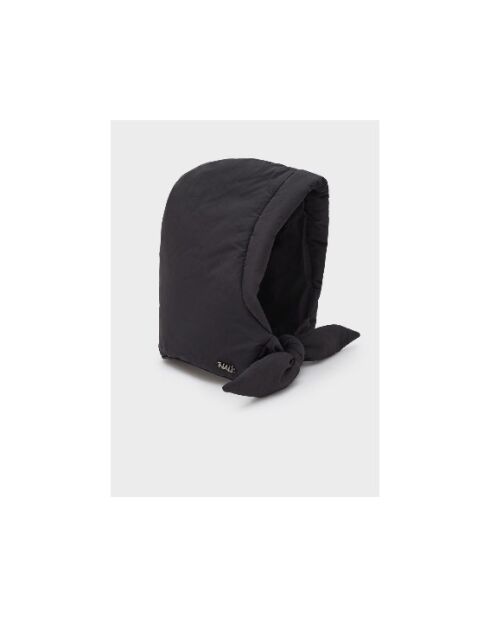 Cappello nero annodabile