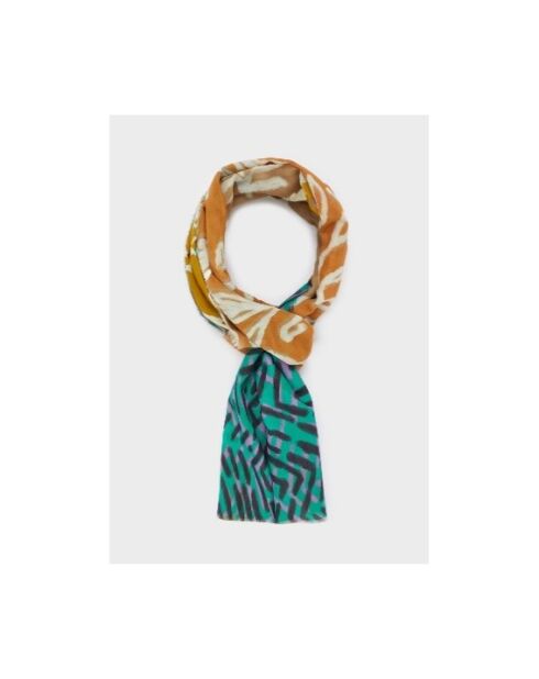 Stola multicolor con motivo misto