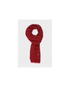 Bufanda fina de lunares rojos/negros