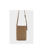 Bolso bombonera marrón Tracey New con funda - 16x14,5x23 cm