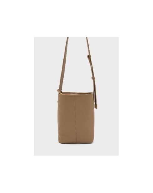 Borsa a secchiello Tracey New marrone con custodia - 16x14,5x23 cm