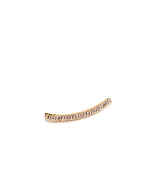 Barrette en cristal doré