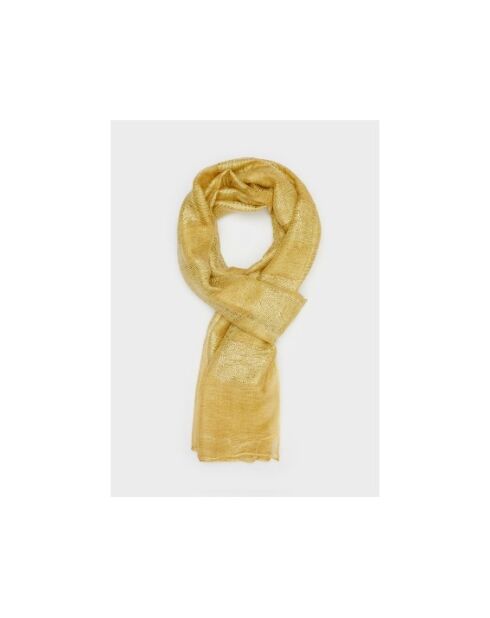 Stola Kristin in lurex giallo/oro