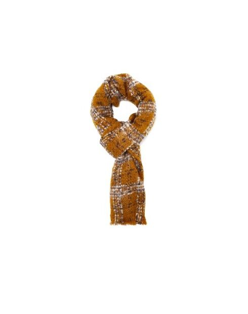 Sciarpa in maglia ad anello marrone Tari
