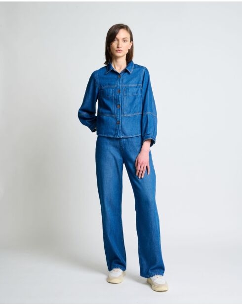 Chemise Anne blue wash denim