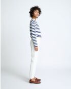 Jodie bootcut jeans in gebroken witte katoenmix