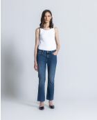 Jeans bootcut blu Jodie in misto cotone di taglia media