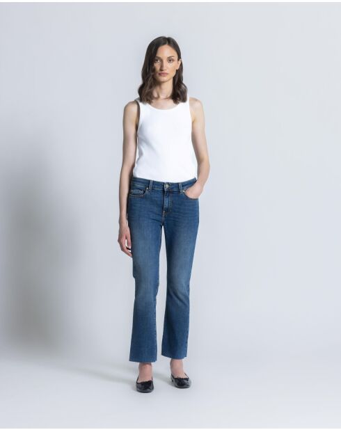 Jeans bootcut blu Jodie in misto cotone di taglia media