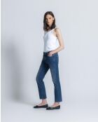 Jeans bootcut blu Jodie in misto cotone di taglia media