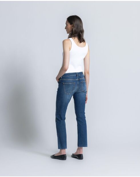Jeans bootcut blu Jodie in misto cotone di taglia media