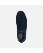 Marineblaue U Magnete Sneakers