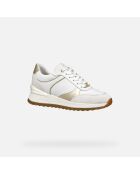 Sneakers D Desya bianco/oro chiaro