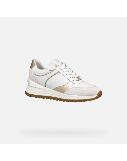 Sneakers D Desya bianco/oro chiaro