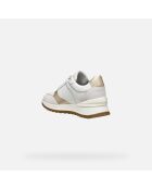 Sneakers D Desya bianco/oro chiaro