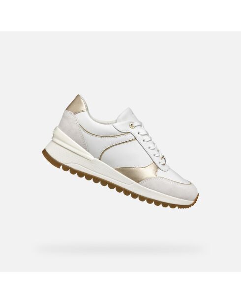 Sneakers D Desya bianco/oro chiaro
