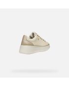 D Sunnetty papyrus/lt gouden sneakers