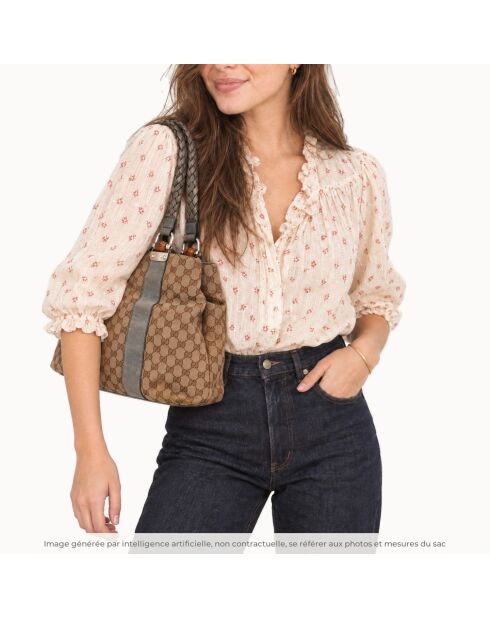 Le Tote Bag Bamboo Beige Gucci