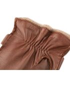 Cody leren handschoenen met koloniale kasjmier voering