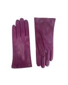 Victoire leren handschoenen met roze kasjmier voering