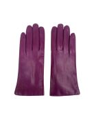 Victoire leren handschoenen met roze kasjmier voering
