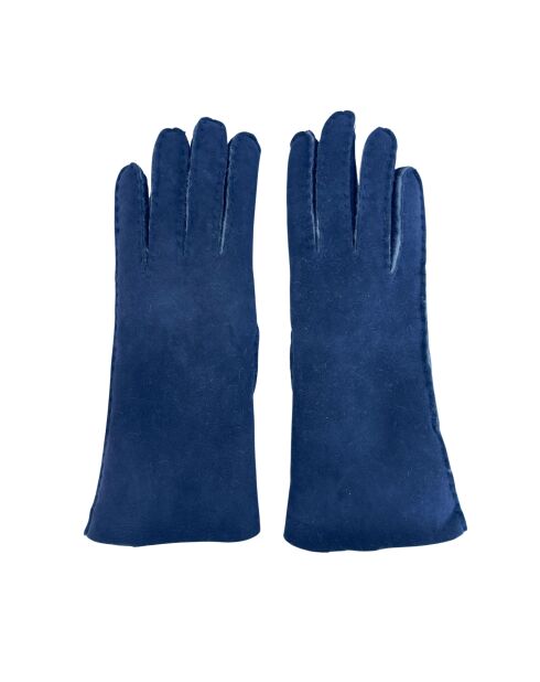 Marine-Lammfellhandschuhe von Concorde