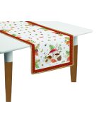 Set van 2 meerkleurige Autumn Breeze katoenen tafellopers - 140x45 cm