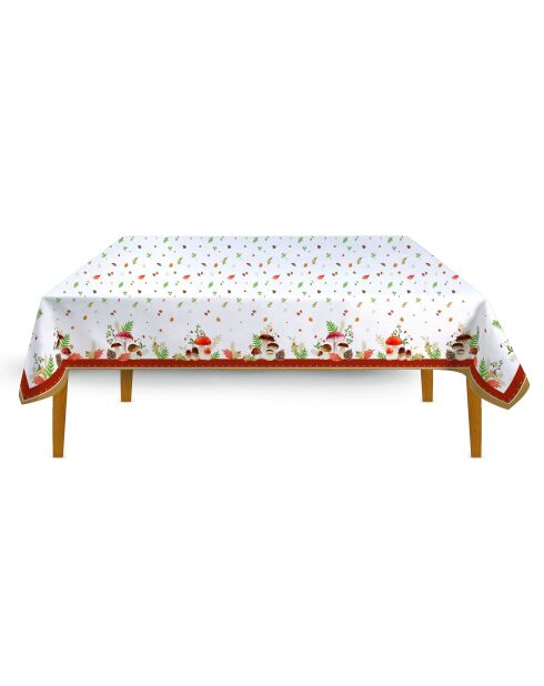 Mantel rectangular multicolor Autumn Breeze de algodón, 250 x 145 x 0,5 cm