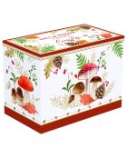 Juego de 2 unidades para servicio de sal y pimienta de porcelana multicolor Autumn Breeze, 4,5 x 4,5 x 7 cm