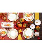 Herbst-Vorspeisenset aus Porzellan von Harvest, mehrfarbig, 29 x 11 x 10 cm