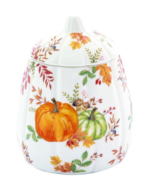Vaso in porcellana Harvest multicolore - 11 x 11 x 16 cm