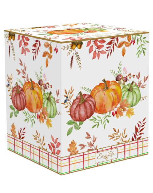 Vaso in porcellana Harvest multicolore - 11 x 11 x 16 cm