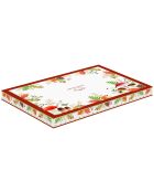 Plato para servir de porcelana multicolor Autumn Breeze, 35 x 25 x 3 cm