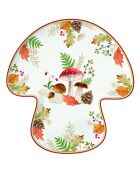 Plato para servir de porcelana multicolor Autumn Breeze, 29,5 x 28 x 2 cm