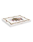 Plato para servir Christmas Round Dance de porcelana multicolor, 41 x 26,5 x 3 cm