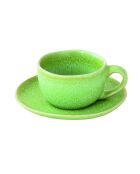 Terra Green Teetassen und Untertassen, 80 ml, 6 Stück