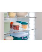 Set de 3 cajas de aperitivos Rikko de color beige claro
