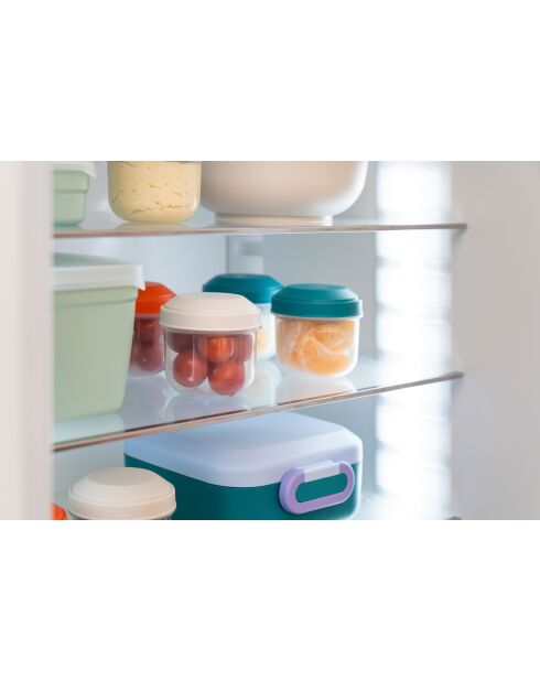 Set de 3 cajas de aperitivos Rikko de color beige claro