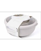 Bol de repas Tylla beige clair - D.21,6XH.10,6cm