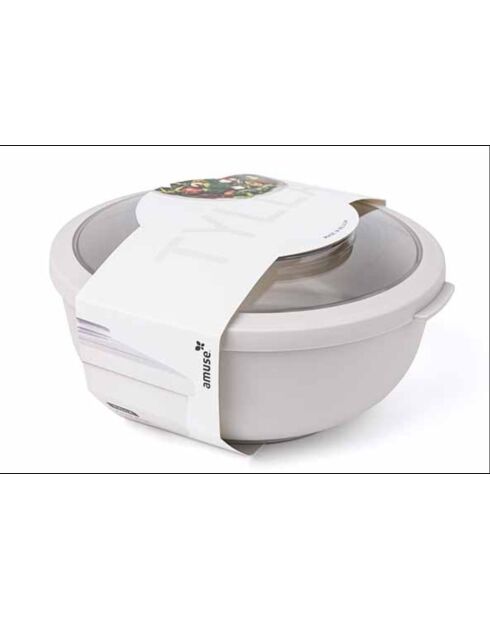 Bol de repas Tylla beige clair - D.21,6XH.10,6cm