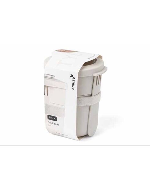 Bol de repas Tylla Duo beige claire - 0,45 l + 0,15 l